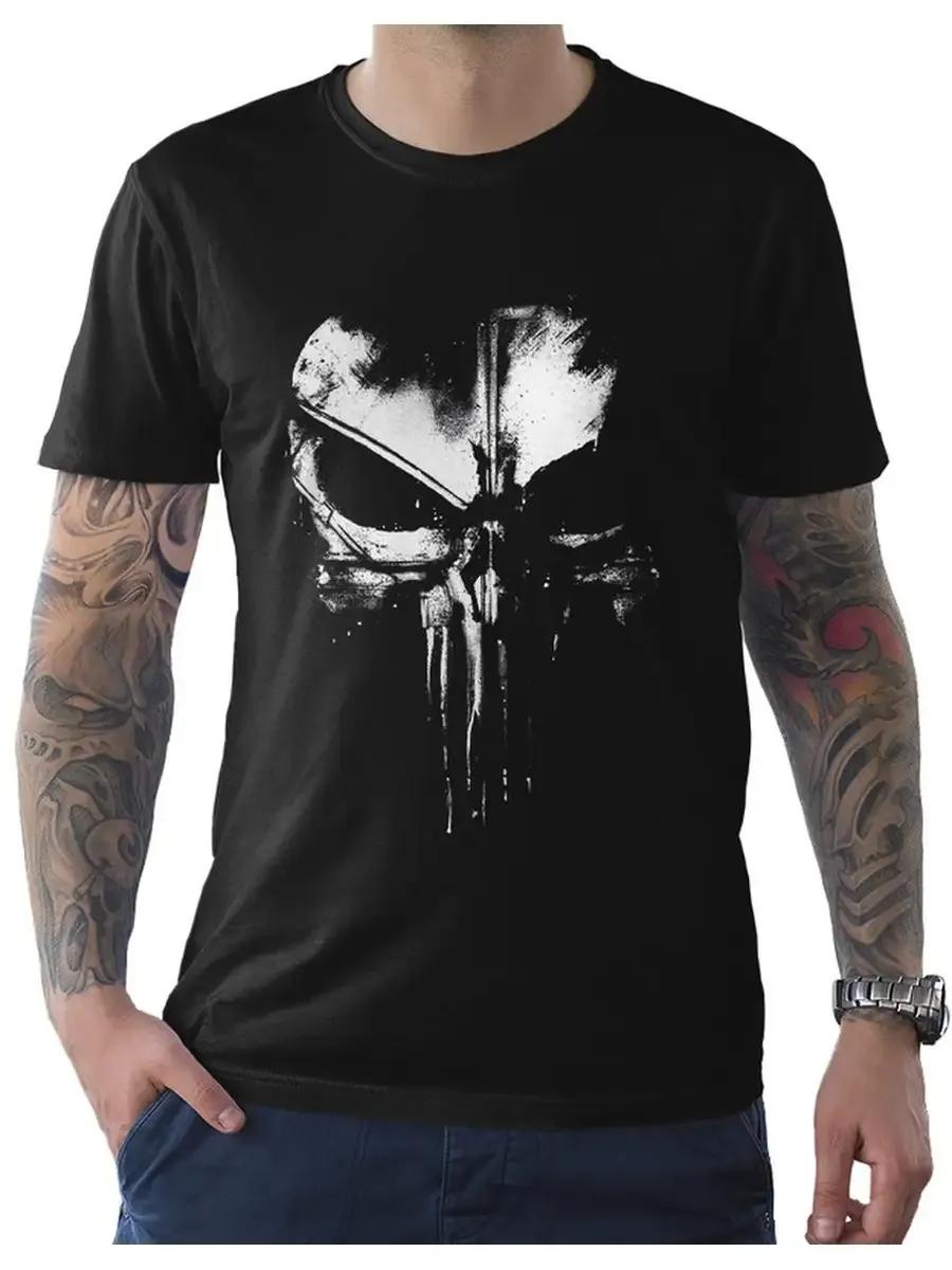 

Black oversized Avant-garde Village T-shirt 4XL