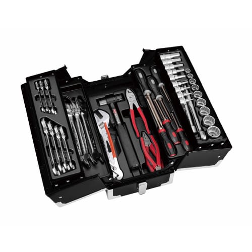 TONE Tool Set TSH430S20BK, 12.7mm (1/2") Drive, Black, 52 Pieces