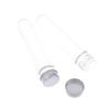 5Pcs 40Ml Transparent Mask Bath Salt Test Plastic Tube With Aluminum Cap Empty Clear Pet Cosmetic Tube