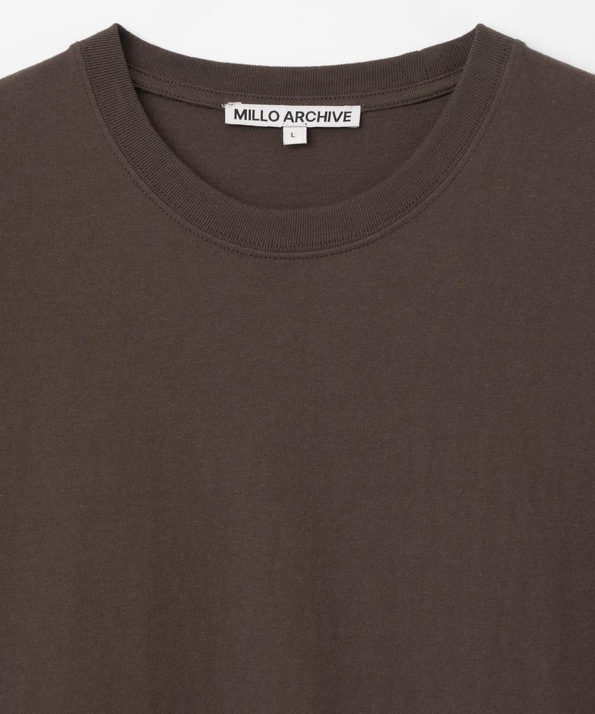 MILLO ARCHIVE Side Typography Printed T-Shirt [Brown]