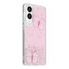 For Samsung Galaxy S25 Edge TPU Case WANLONFENG AW Series PVC Butterfly Epoxy Phone Cover with HD Film