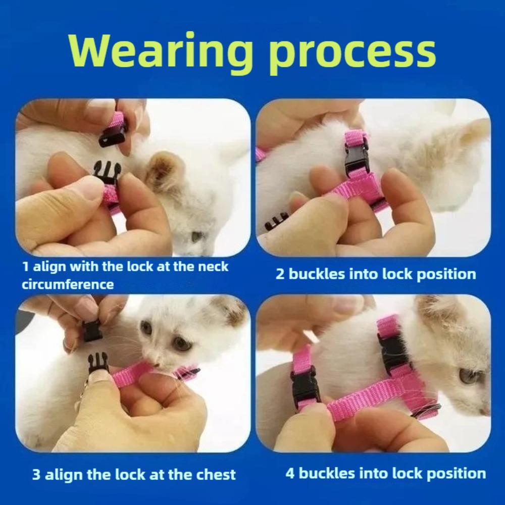 Cat Towing Rope for Preventing Escape Specifically Designed for Outdoor Use Small Milk Cats Pets Chest Protection Harness Chain