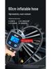 Digital Tire Pressure Gauge with Large Display and Inflator