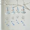 Shell Star Nautical Sailboat Wind Chime Tassel Hanging Ornaments Small Boats Models  Home Decor