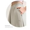 ANTA Women's Ice Silk Slit Wide-Leg Sports Pants