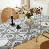 4Ft/6Ft Rectangle Vinyl Picnic Table Cloth Waterproof Elastic Fitted Table Covers Outdoor Table Cover for Camping Dining Indoor