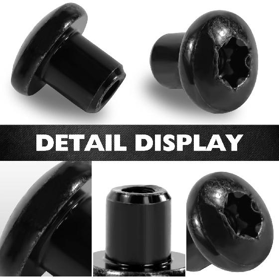 Door Hinge Nuts Compatible with 2018- 2/4-Door Exterior For JL JLU