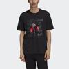 Adidas Originals Artist Tee Ss Lobster Print Crew Neck Sport Short Sleeve T-Shirt Men Tops Black HA4699