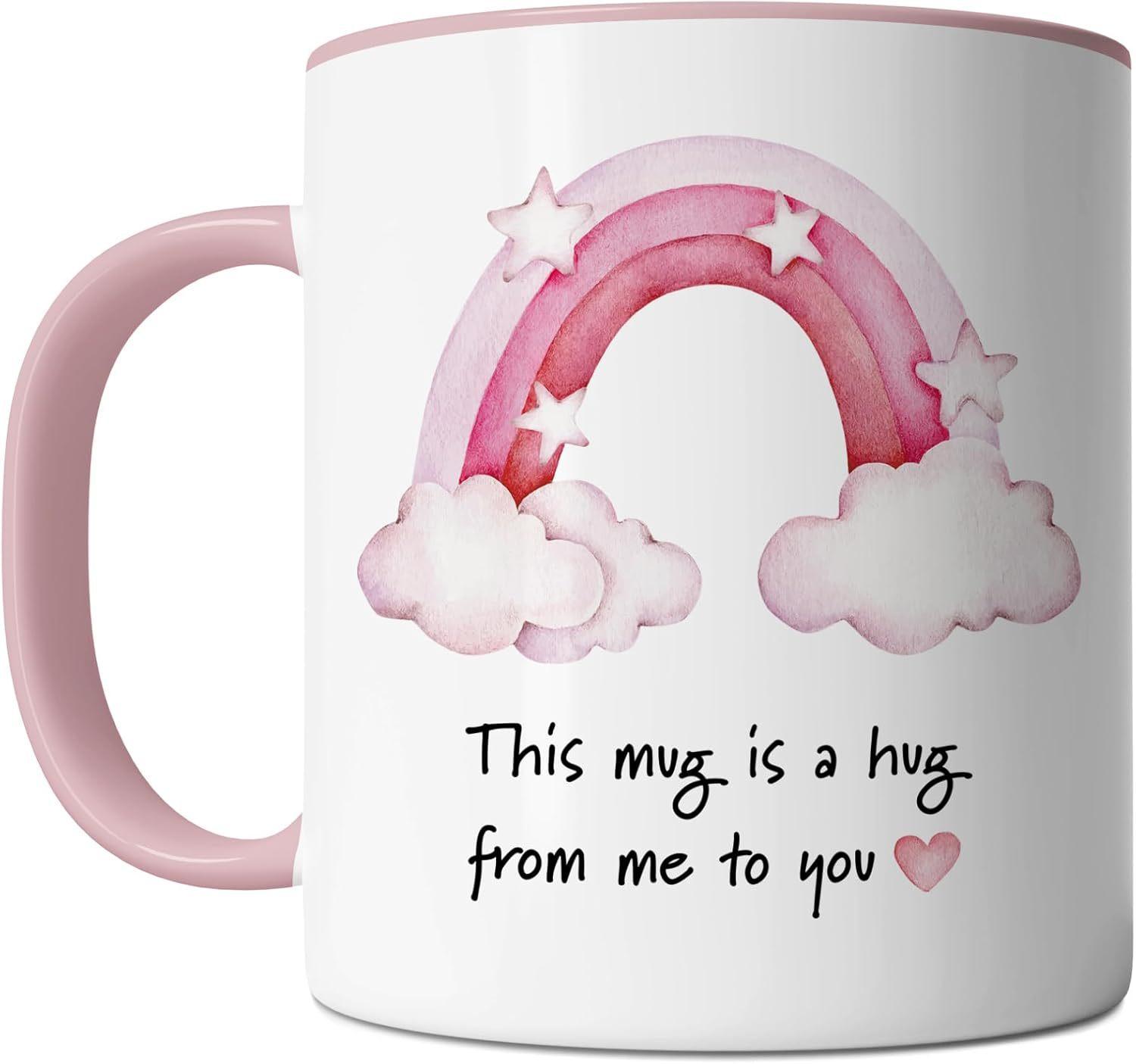 

Радуга Радуга Керамическая Кофейная Кружка Эта Кружка - Мои Объятия Для Тебя 301-400ml