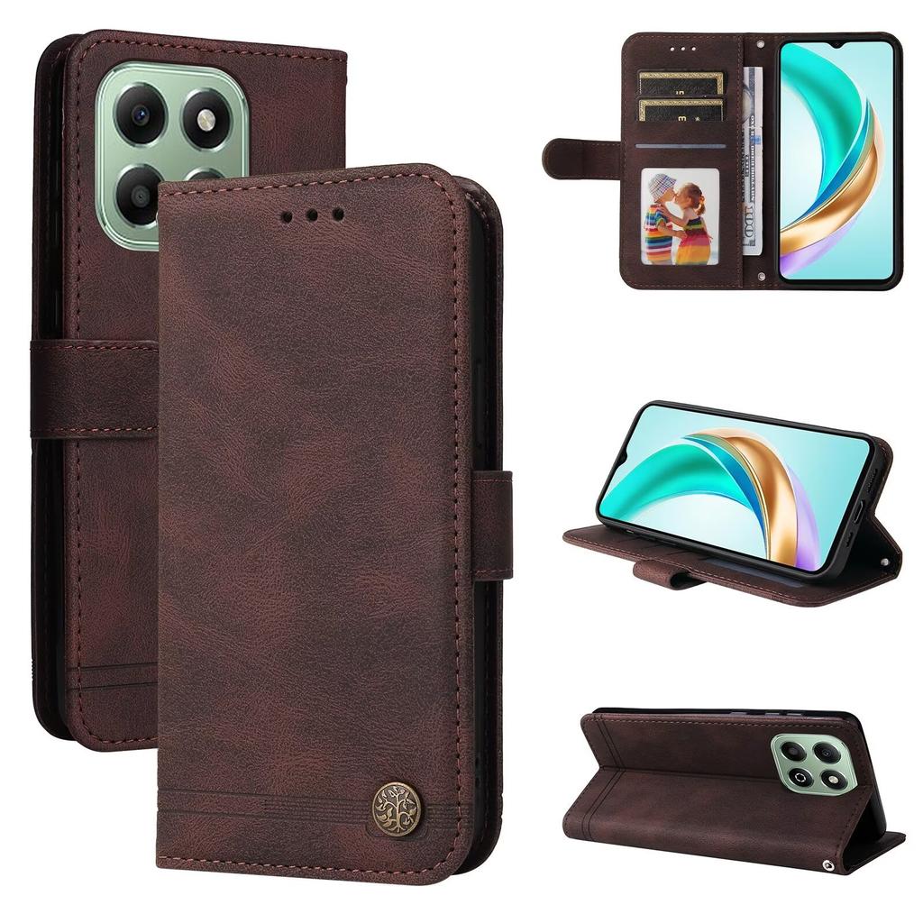 Applicable TECNO Spark 30 Mobile Phone Leather Case, Transsion Hot 50 Skin Matte Card Holder Protective Case