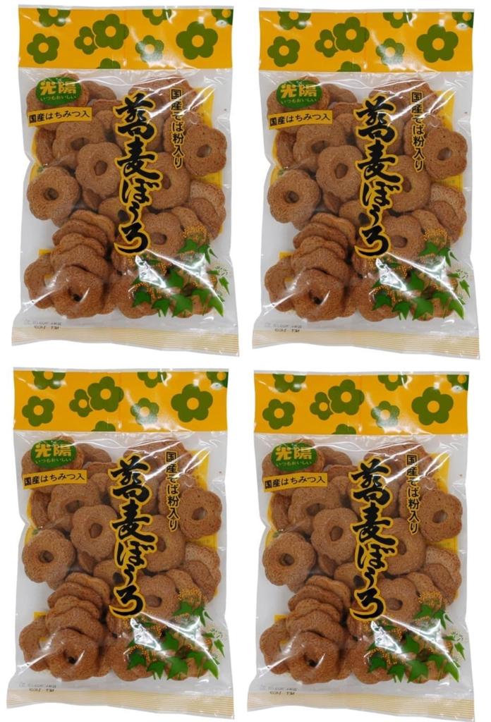 Koyo Seika Soba Boro 130g x 4 bags Made in Japan