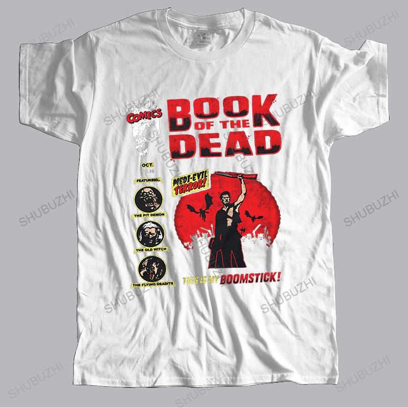 Evil Dead TShirtBook Of The Dead American SupernaturalAdult and kids Sizes Summer Style Hip Hop Men TShirt Tops euro size S