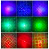 RGB LED Stage Light Disco DJ Laser Projector Lamp Sound Activated Strobe Light Remote Control Party Light for Home Bar Club