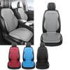 3D Textured Breathable Cooling Summer Car Seat Cushions,Ice Silk Fabric Front Dual-Seat Pads, Easy Installation No Straps Need