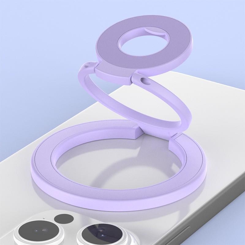 Foldable Magnetic Phone Holder Ring - Strong Grip for Hands-Free Use