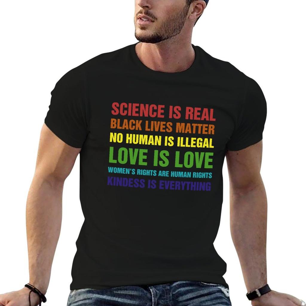Maglietta Science Is Real T Shirt Unisex Casual Maglietta Unisex Cotone Pesante Maglietta Unisex Maglietta Grafica