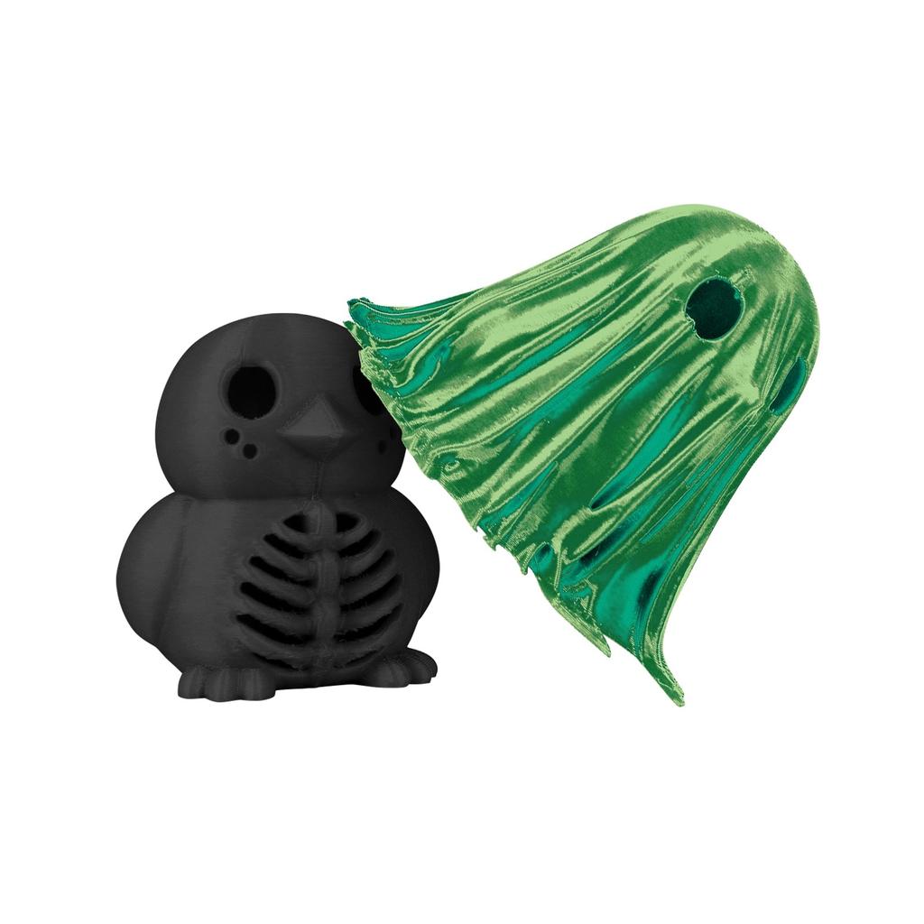 3D Printed RealisticCute Skeleton Penguin With Cloak Artistic Elegance For Meaningful Modern Home Decor