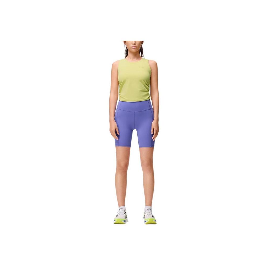 SAUCONY Soft Comfortable Fitted Pullover Tank Top Women Tops Mustard-Yellow SC1249099A