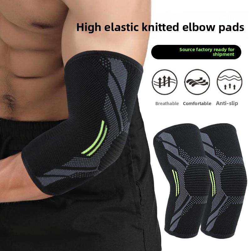Thickened Knitted Sports Elbow Pads Warm Non-slip Elastic Basketball Fitness Riding Special Elbow Protection