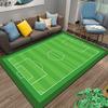 Soccer Field Pattern Carpet suitable as a non-slip mat for the living room or bedroom sofa