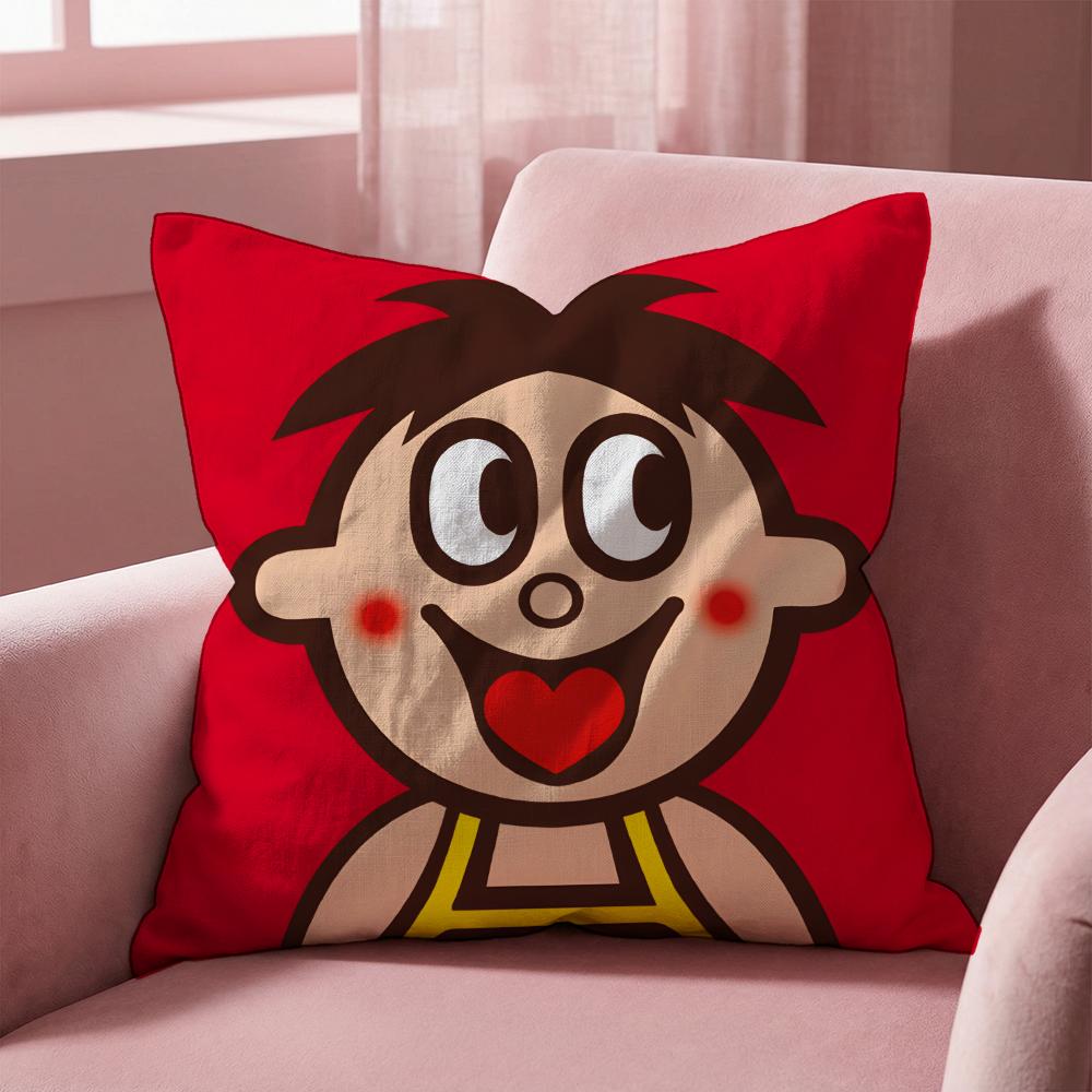 Wangzai Cushion Cover Multi-Scene Pillow Cover for Home & Car - Reversible, Soft & Durable for Daily Use