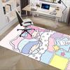 Office Rug Little Twin Stars, Sanrio Characters Anti-Slip Rug, Machine Washable for Living Room, Bedroom, Office, Multiple Sizes, Bedroom Mat, Decorat