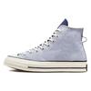 Chuck 70 High 'Washed Indigo Hickory Stripes' Unisex Casual Shoes Blue/White A00472C
