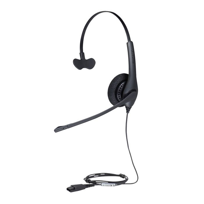 Casque - Jabra - Biz 1500 Mono QD - Filaire - Sur tête - Anti-bruit