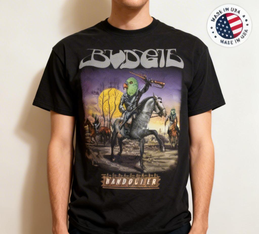BUDGIE BANDOLIER 75 Новая футболка Хлопковая футболка для мужчин S-5XL XXL