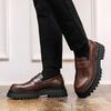 Men's classic thick soled shoes Luxury designer minimalist style Office or leisure business 38-46 Fashion daily versatile