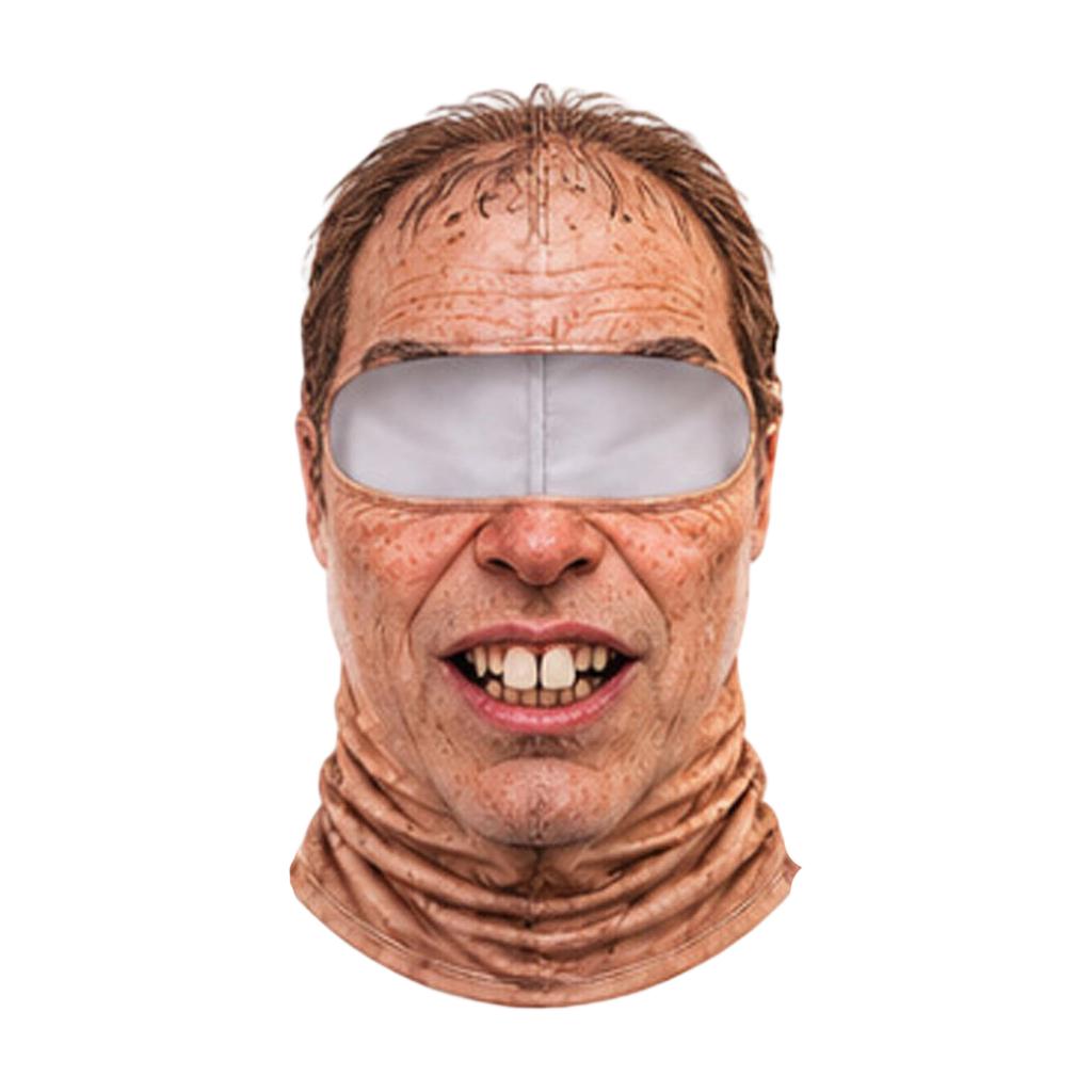 Letvægts udendørs ansigtsmaske med et sjovt smileyface design