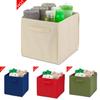 Modern Foldable Fabric Storage Box For Bedroom With 21l Capacity For Clothes Toys