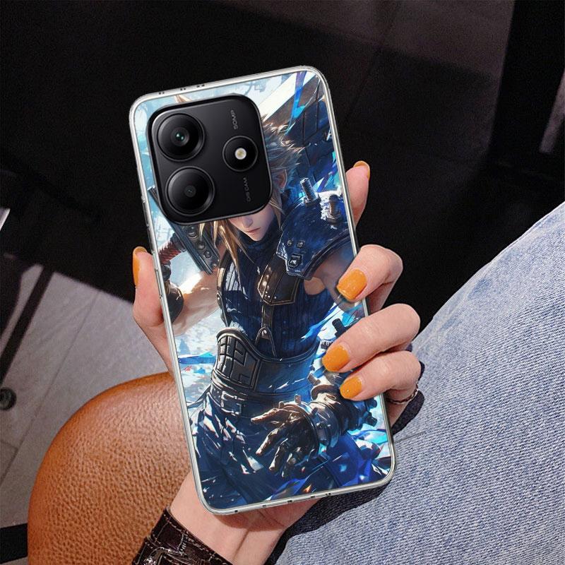 Final Fantasy FF VII Phone Case For Xiaomi Redmi Note 15 14 13 12S 12 11 Pro Plus 14S 11S 11E 10 10S 11T 5G Personalized Cover R
