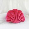 3D Velvet Shell Pillow Soft Insert Seashell Ocean Beach Theme Throw Pillow