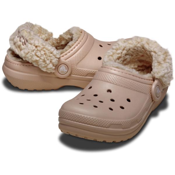 

Crocs Classic Fleece Lined Clog Kids 212856 6ur C11(175)