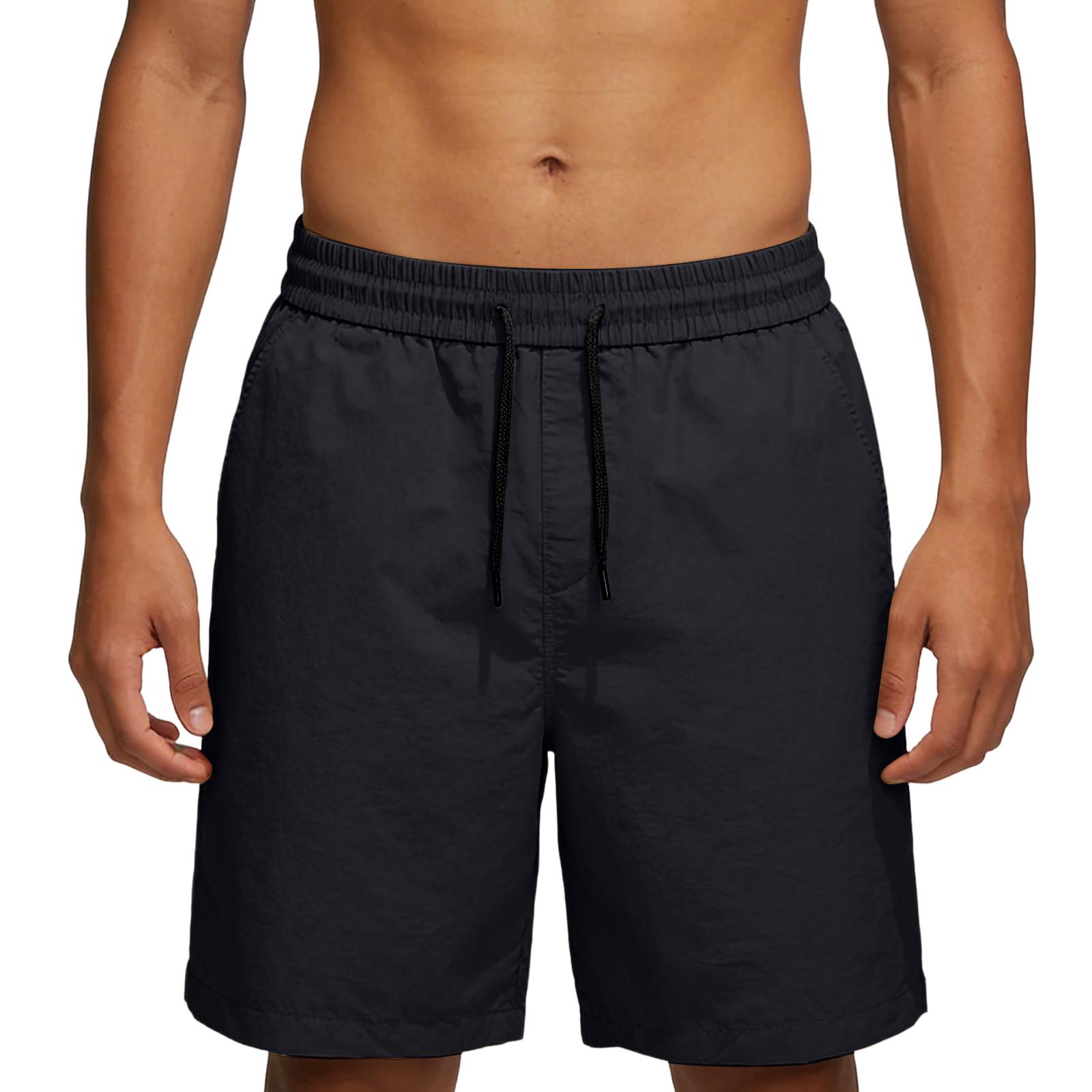 Men s Quick-drying Casual Shorts, Versatile Beach Pants XL чёрный