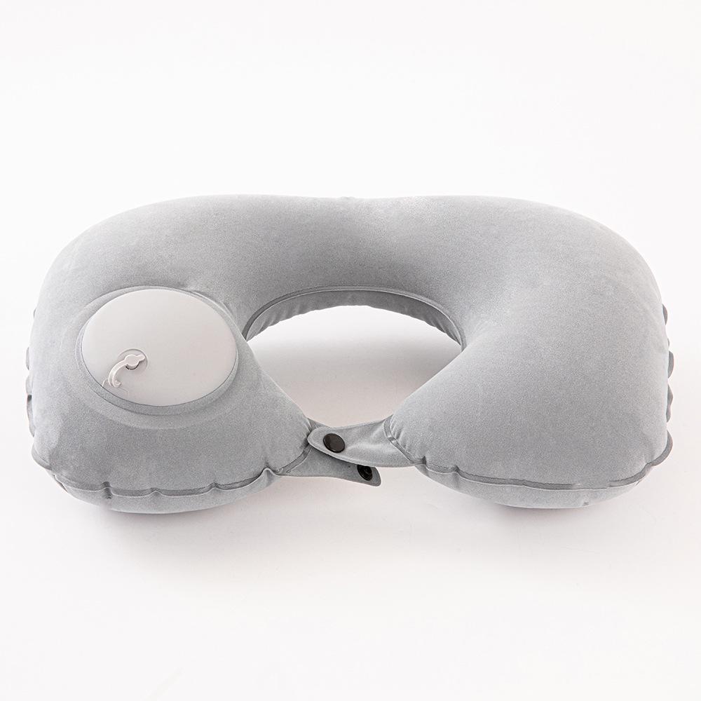 Milk Silk Inflatable U-Shaped Neck Pillow for Travel