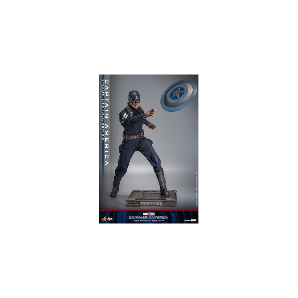 Movie Masterpiece Captain America Winter Soldier 1/6 Scale Figure Stealth Suit Version