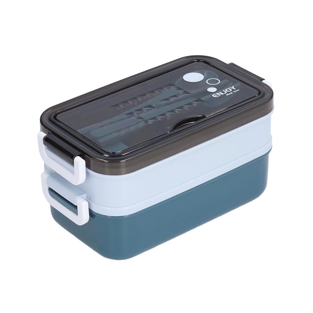 Lunch Box 2 Tier Stackable Container Folding Buckle Stainless Steel Insulated Lunch BoxTony Carolan Stainless Steel