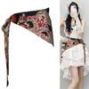 Modischer Dreieck-Schnür-Taillenband im chinesischen Stil für Damen, Verstellbarer Designer-Gürtel, Taillendekoration aus Hanfu-Stoff