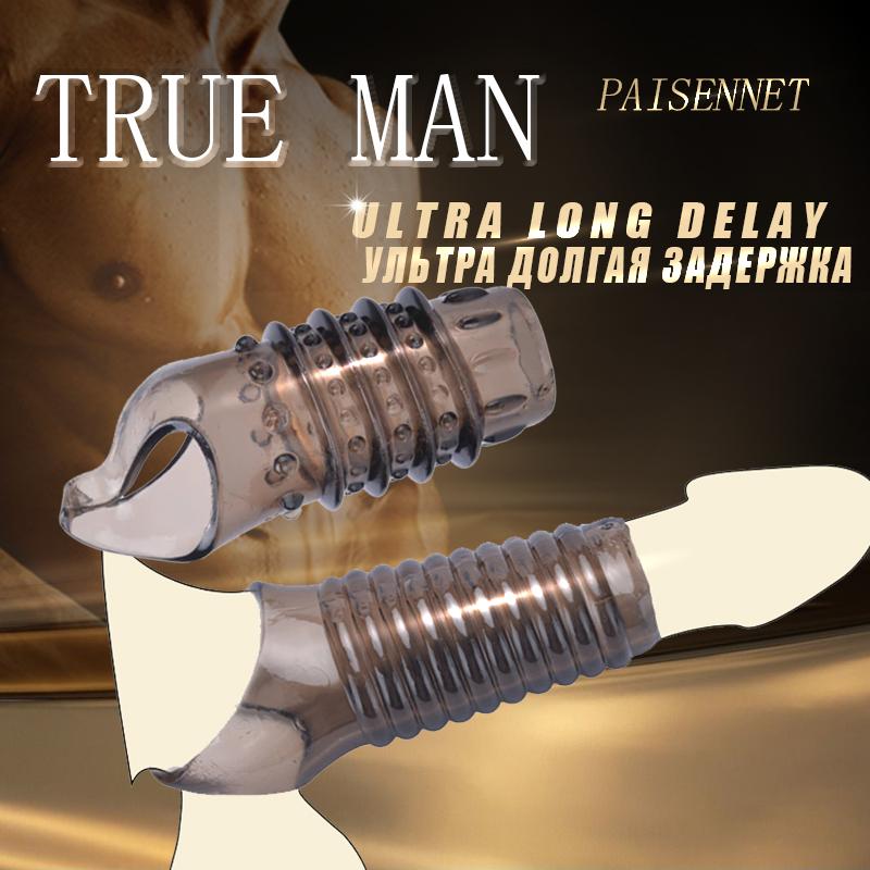 3/4 Penis Rings Cock Rings Penis Sleeve Penis Trainer Delay Ejaculation High Elasticity Time Lasting Sex Toys for