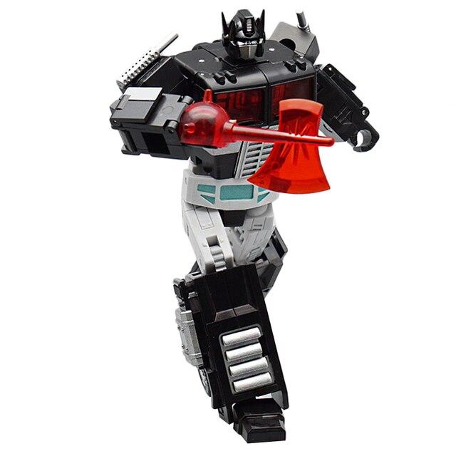 Transformation Action Figure Toy Op Commander Dark Black Version Model 12cm Abs Ko Mpp10b Deformation Car Robot Figma
