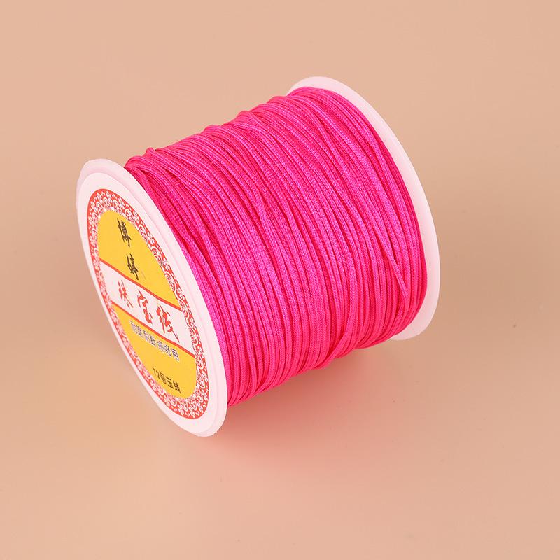 Boting Jade No. 72 0.8mm Nylon Thread for DIY Braided Cord Bracelet Weaving and Pendant Making.