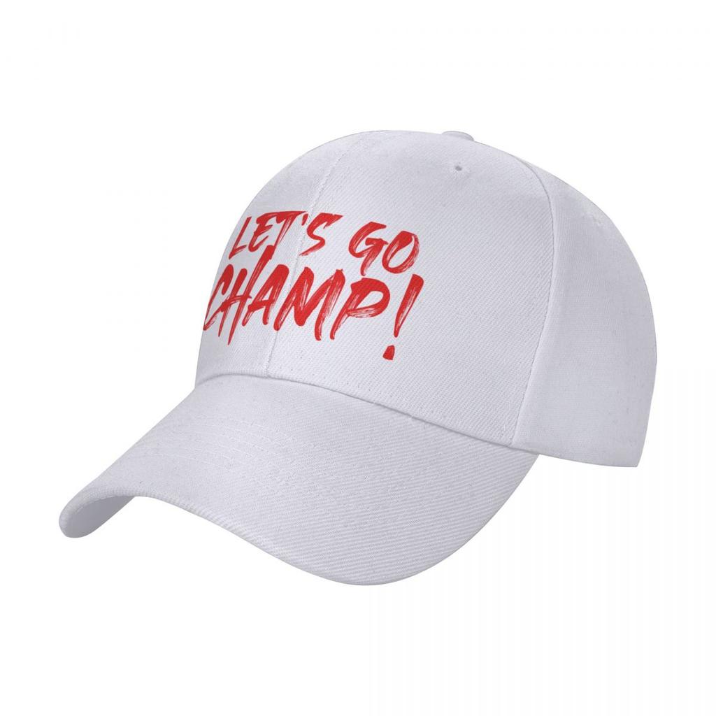 LET'S GO CHAMP BY SHANNON BRIGGS Baseballmütze, Militärmütze, Mann, Cosplay, Trucker-Hüte, Kappen für Damen, Unisex