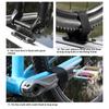 Lightweight Aluminum Bike Holder Tool Free Installation Bike Rack for Front Fork & Rear Wheel Fits Most Bike Types