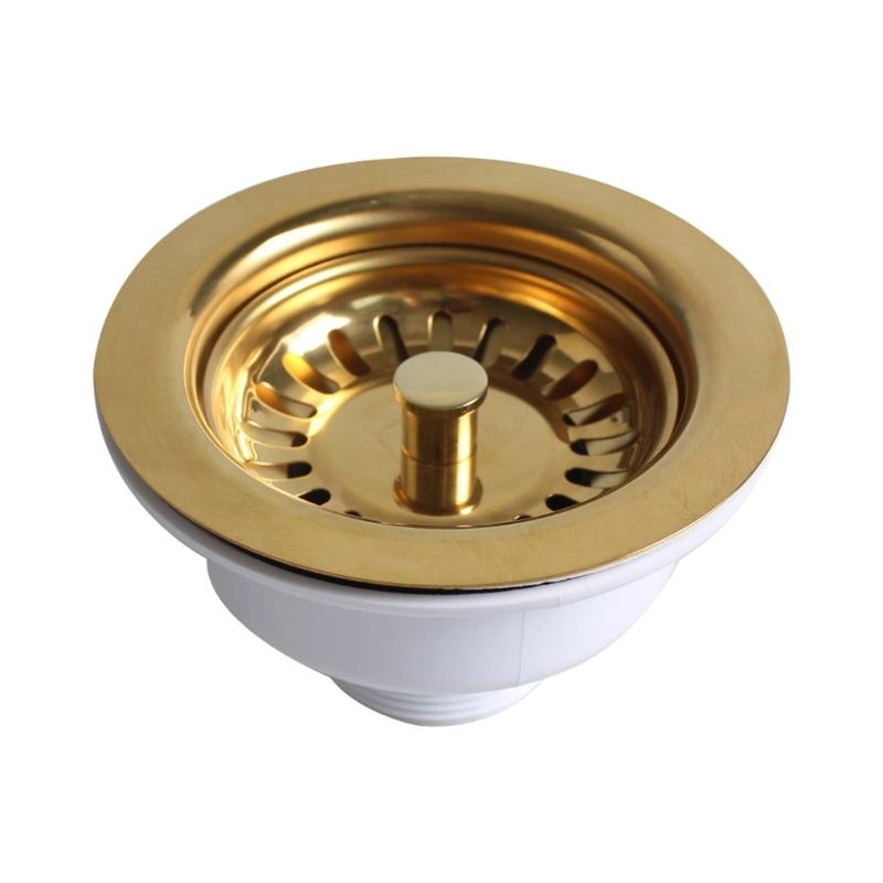 Profound Basket Sink Strainer In Sparklingwine Bronze Finish 304 Untarnished розового золота