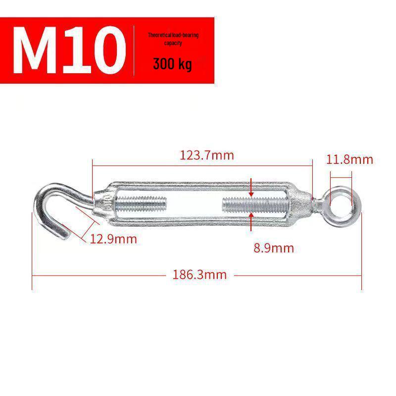 Galvanized Open Body Turnbuckle Wire Rope Tensioner