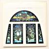 Ghibli Museum, Mitaka Stained Glass Postcard: My Neighbor Totoro - Totoros Waiting for the Catbus