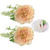 Pack of 2 Artificial Flower Curtain Clips Decorative Tiebacks Clasps Buckles Window Drape Holders Holdbacks Home Decors