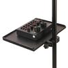 Microphone Stand Rack Tray Holder Sound Card Tray, Clamp On Shelf for Recording